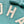 Load image into Gallery viewer, ALOHA - ivory on green fade
